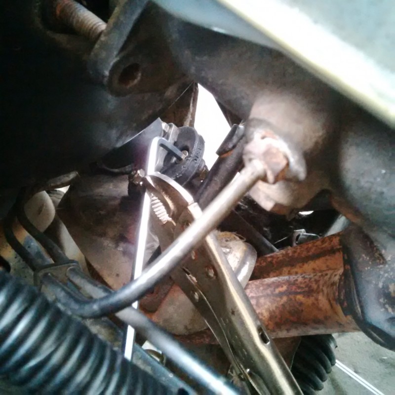 Need to clamp the Allen key and the clamp the wrench