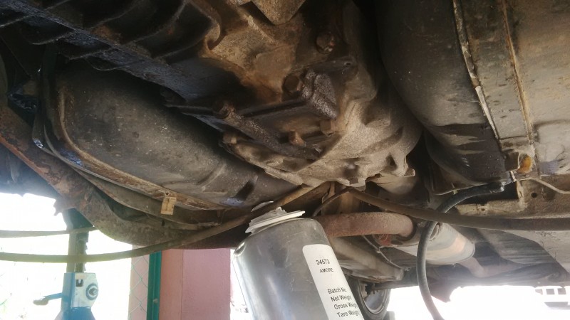 How do I get the gear box down?