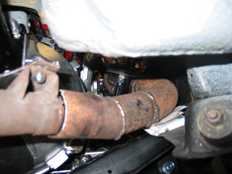 Exhaust downpipe to be welded to 360 exhaust