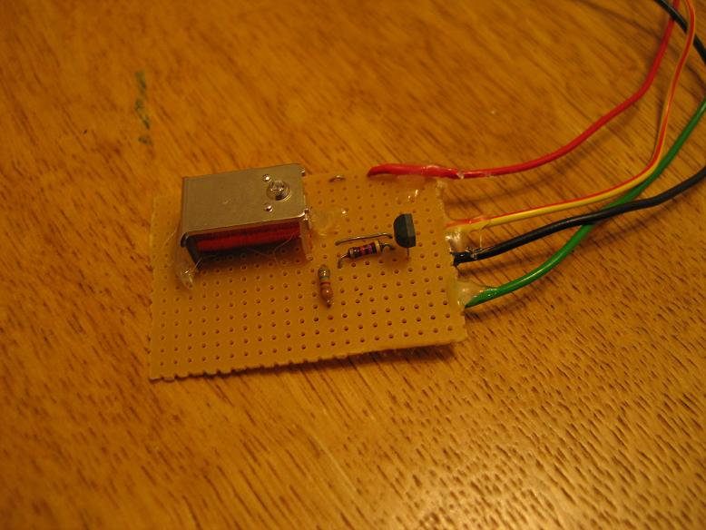 Convert 5V rpm to high voltage input for the rev counter, as there is no amp and coil attached to this.