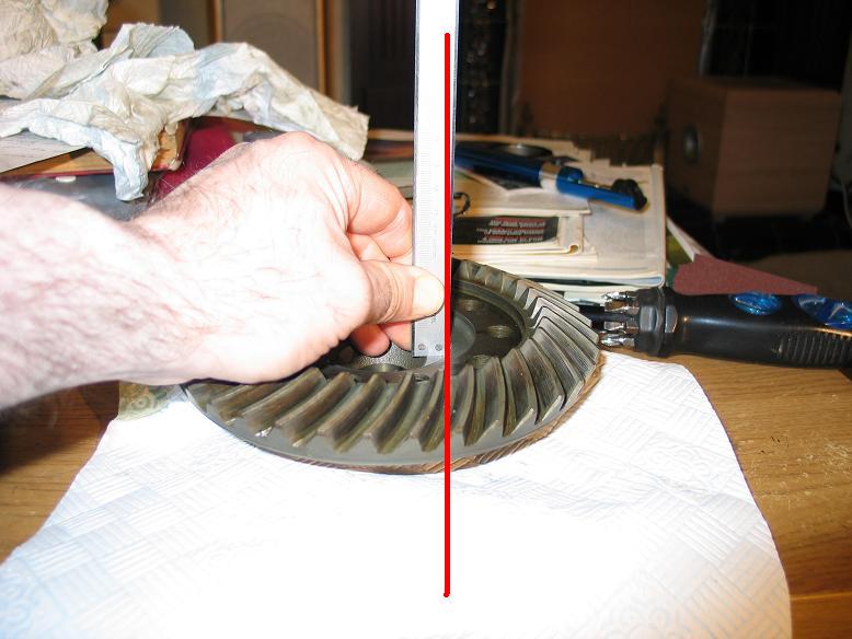 Bearing surface for original beveled gear