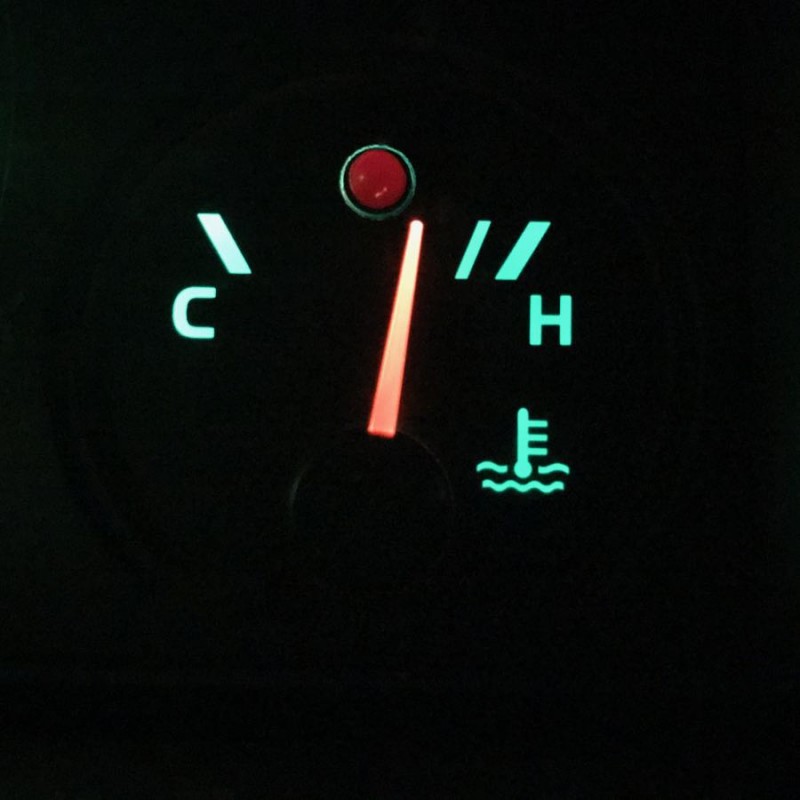 Engine temp gauge